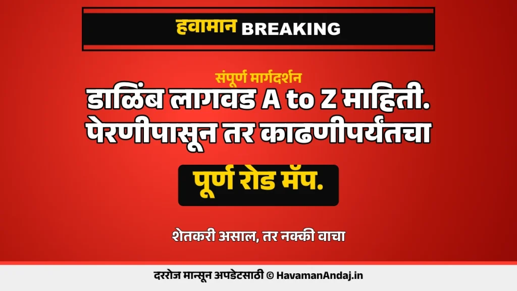 Havaman Andaj Today dalimb lagwad marathi guide